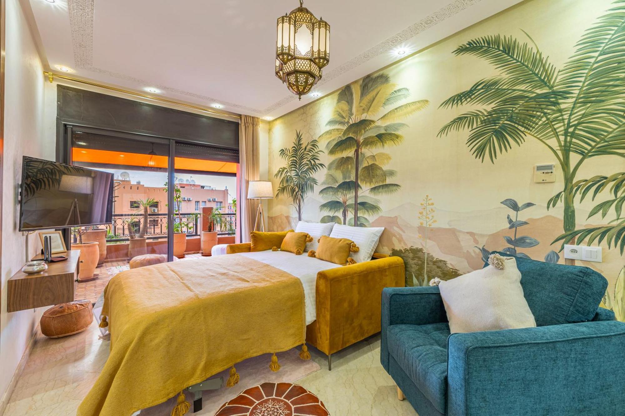 Le Jasmin - Appartement Authentique A Gueliz Marrakesh Eksteriør billede