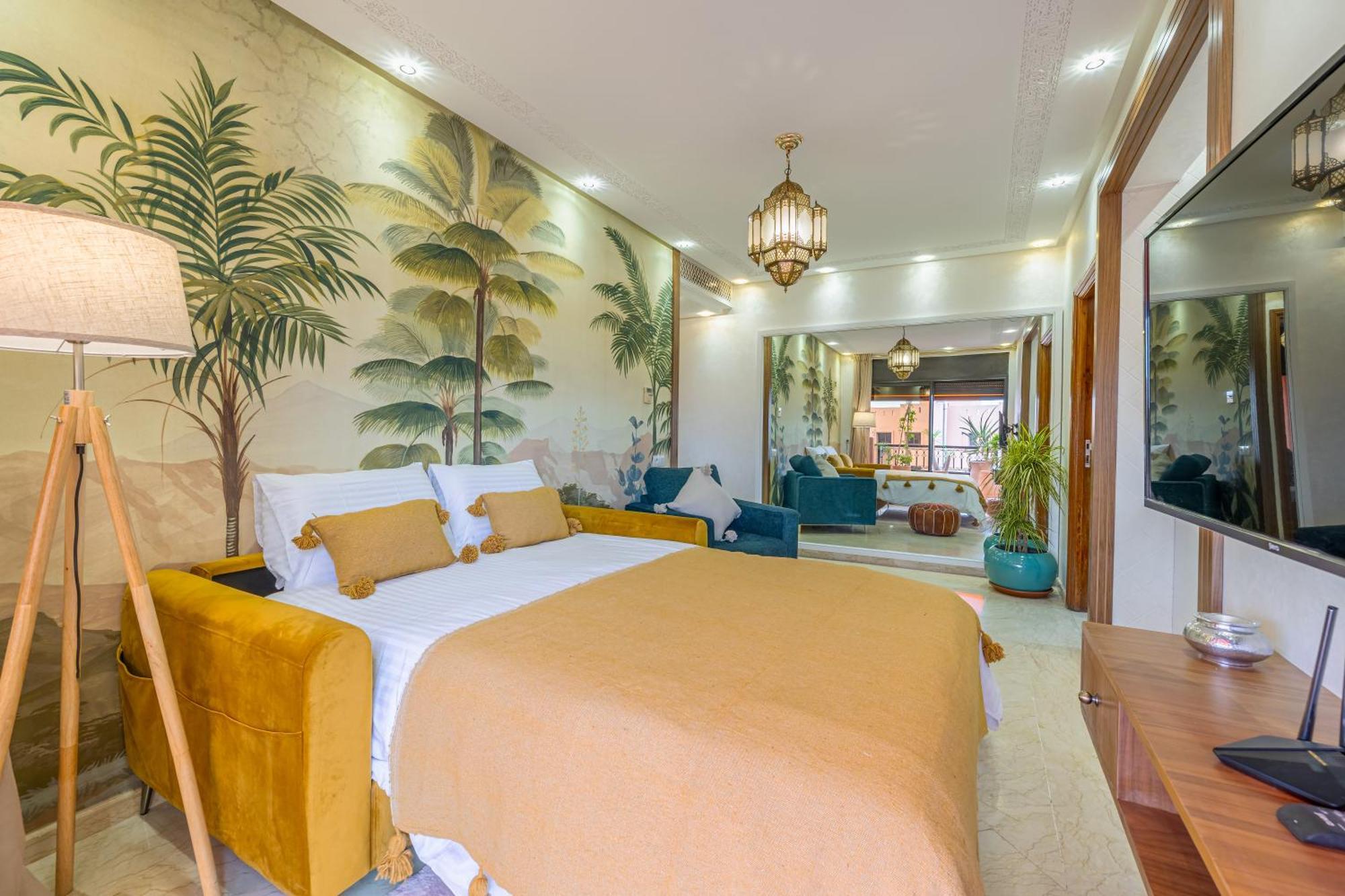 Le Jasmin - Appartement Authentique A Gueliz Marrakesh Eksteriør billede