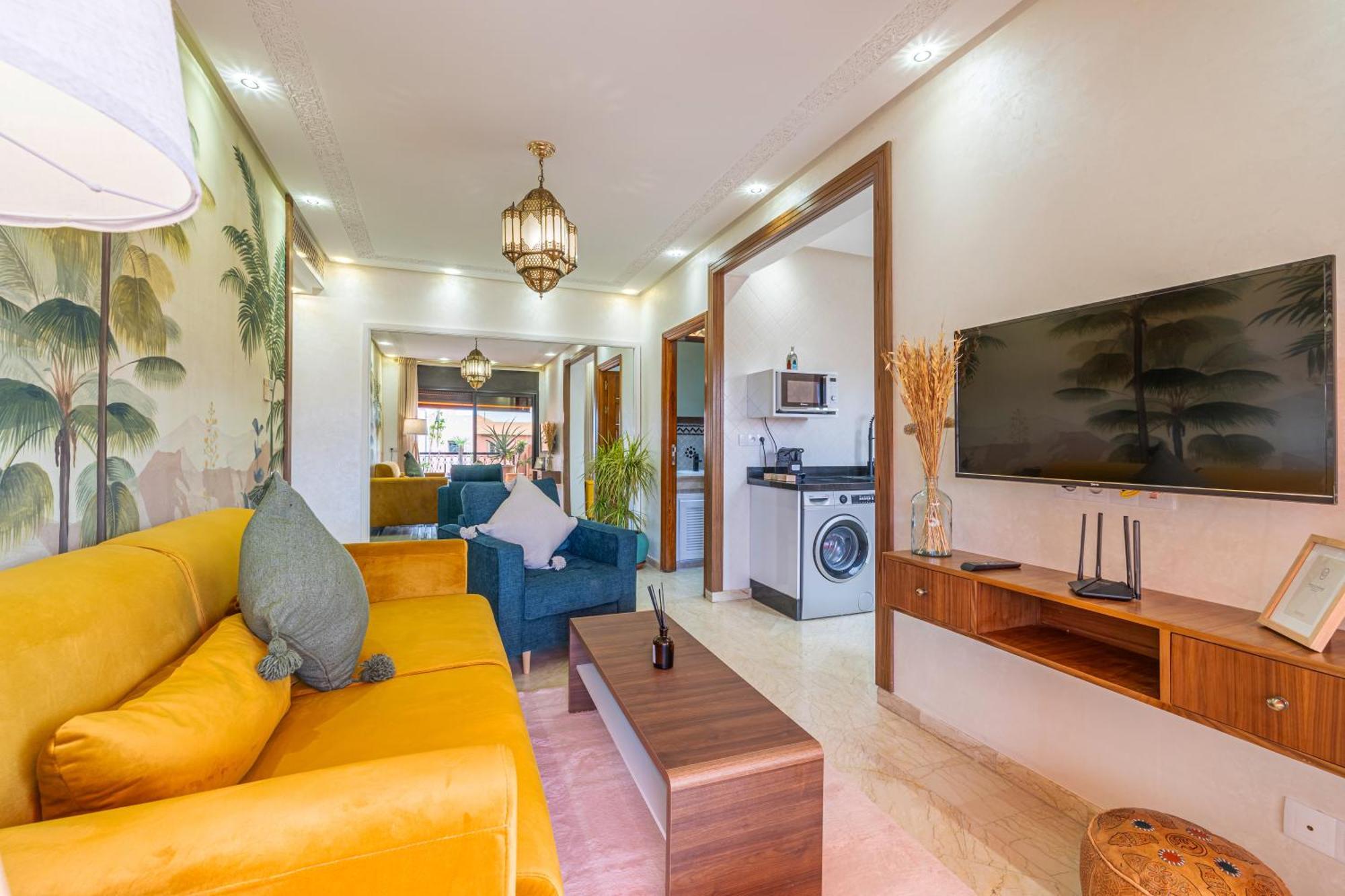 Le Jasmin - Appartement Authentique A Gueliz Marrakesh Eksteriør billede