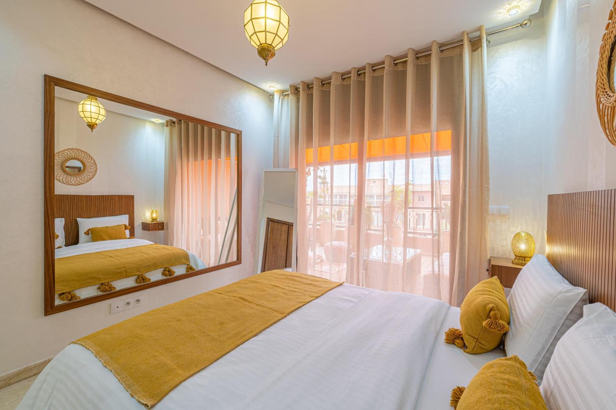 Le Jasmin - Appartement Authentique A Gueliz Marrakesh Eksteriør billede