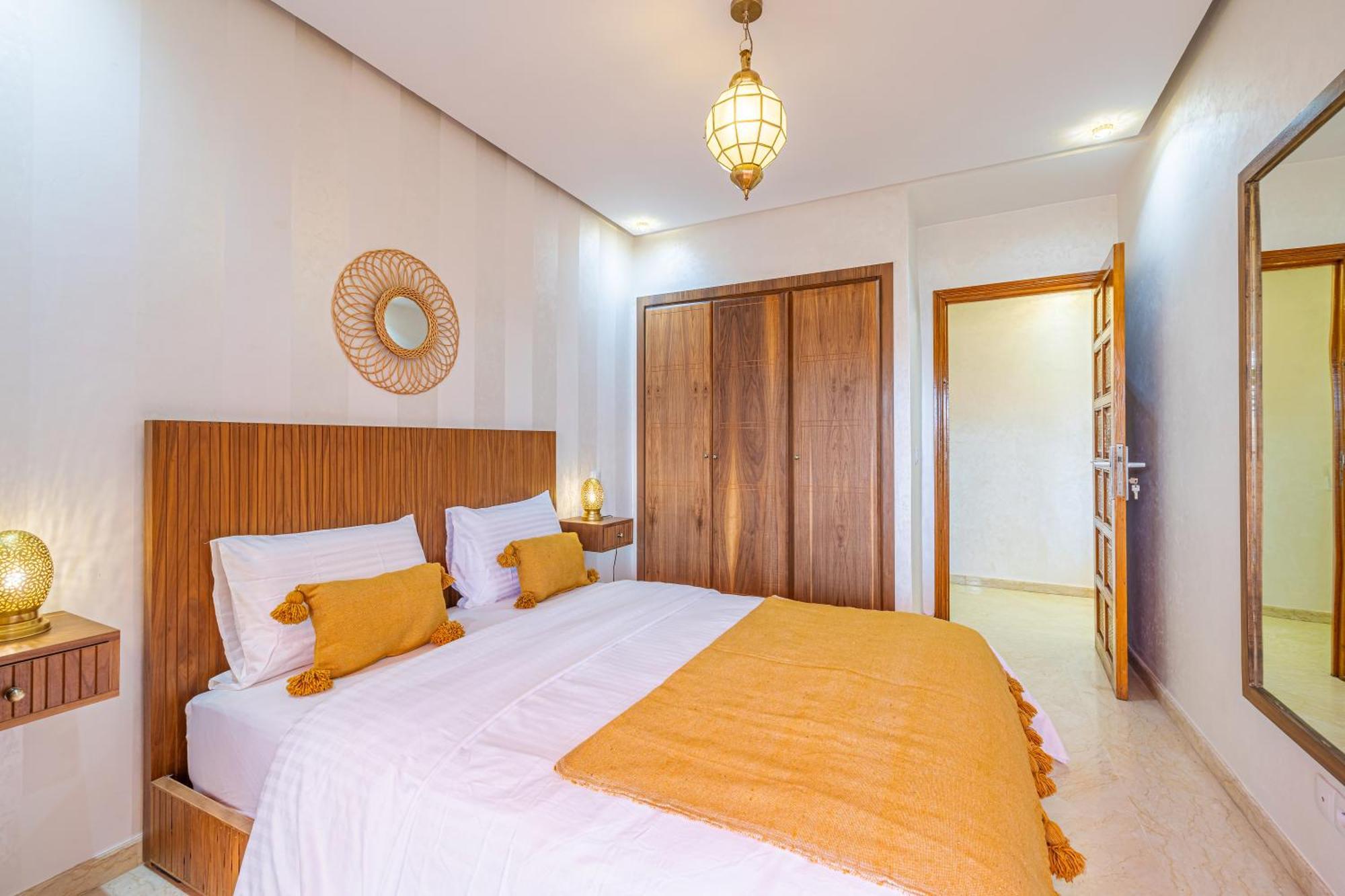 Le Jasmin - Appartement Authentique A Gueliz Marrakesh Eksteriør billede