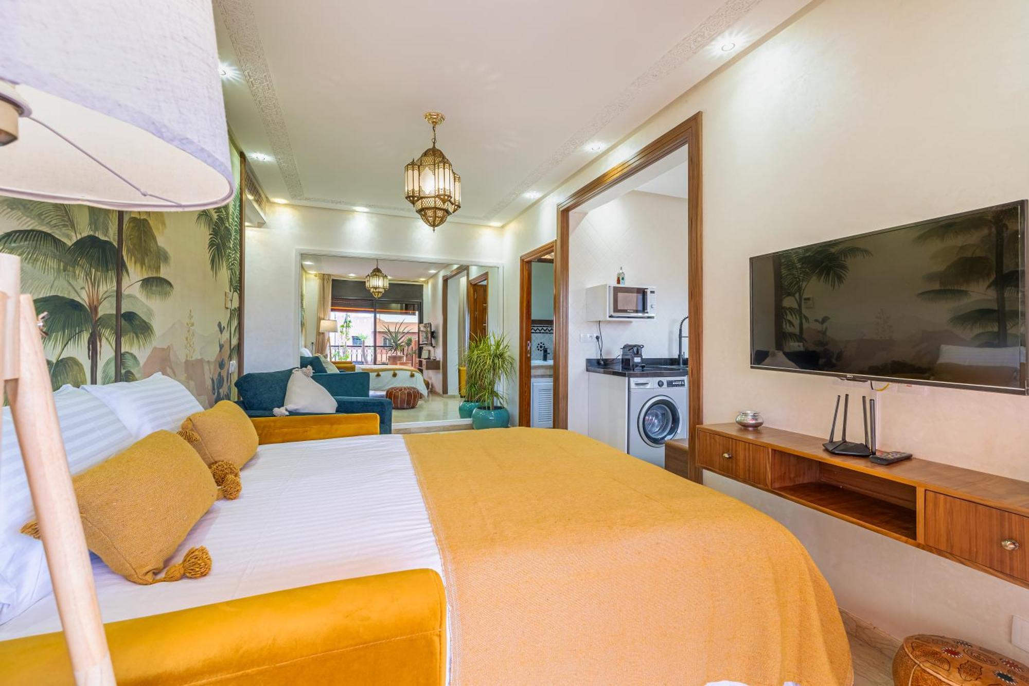 Le Jasmin - Appartement Authentique A Gueliz Marrakesh Eksteriør billede